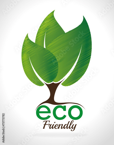 Ecology design, vector illustration.
