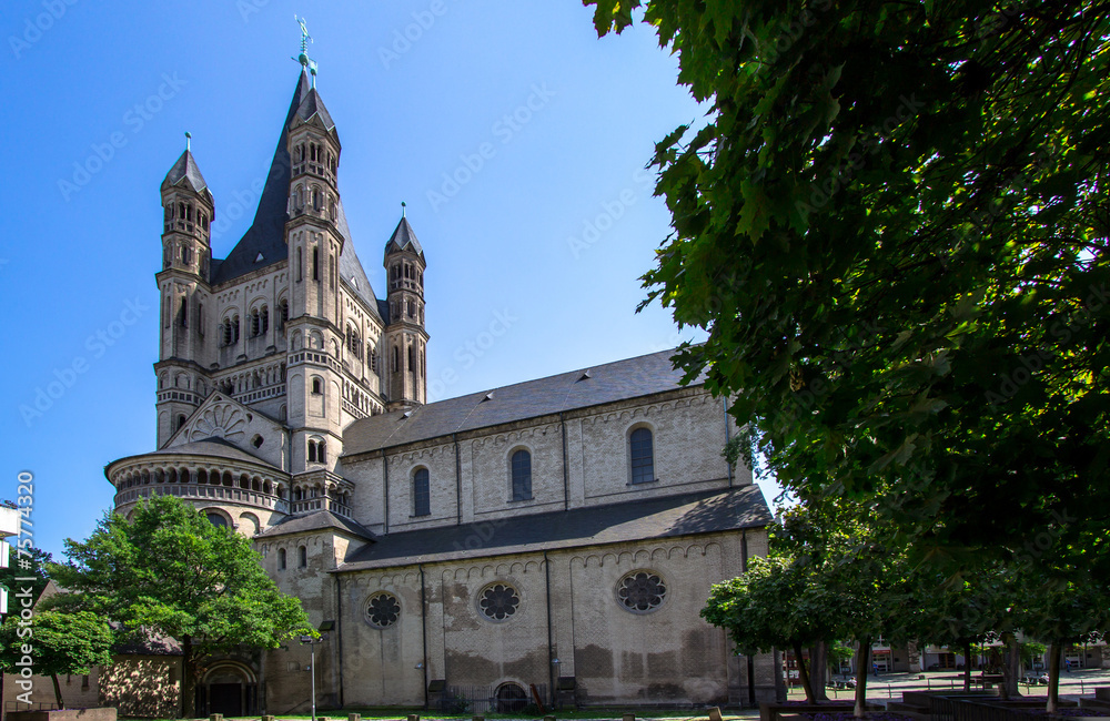 Obraz premium Great St. Martin Church , Cologne, Germany
