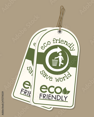 Ecology design, vector illustration.