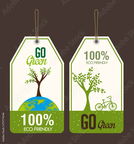 Ecology design, vector illustration.