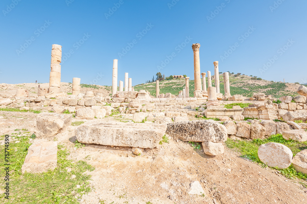 Pella is the site of ancient ruins in northwestern Jordan