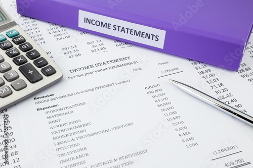 Accounting for business income statement