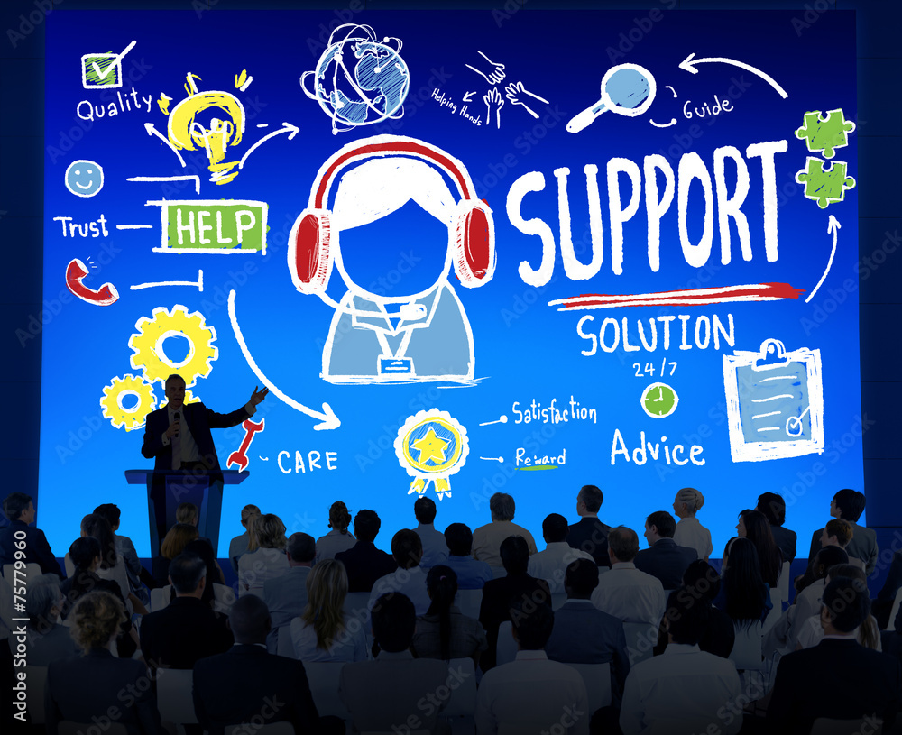 Support Solution Advice Help Care Satisfaction Quality Concept Support Solution Advice Help Care Satisfaction Quality Concept