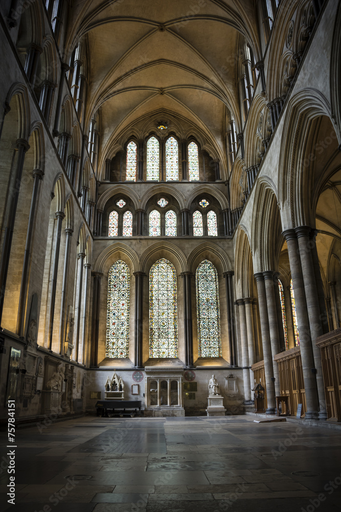 Salisbury cathedral interior