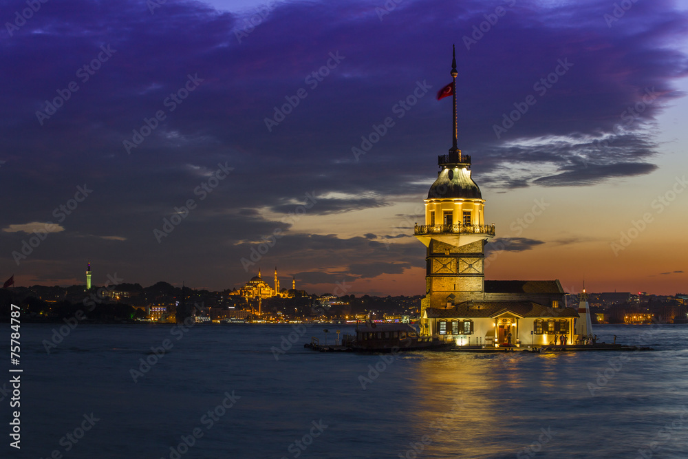 Fototapeta premium Maidens Tower, Istanbul