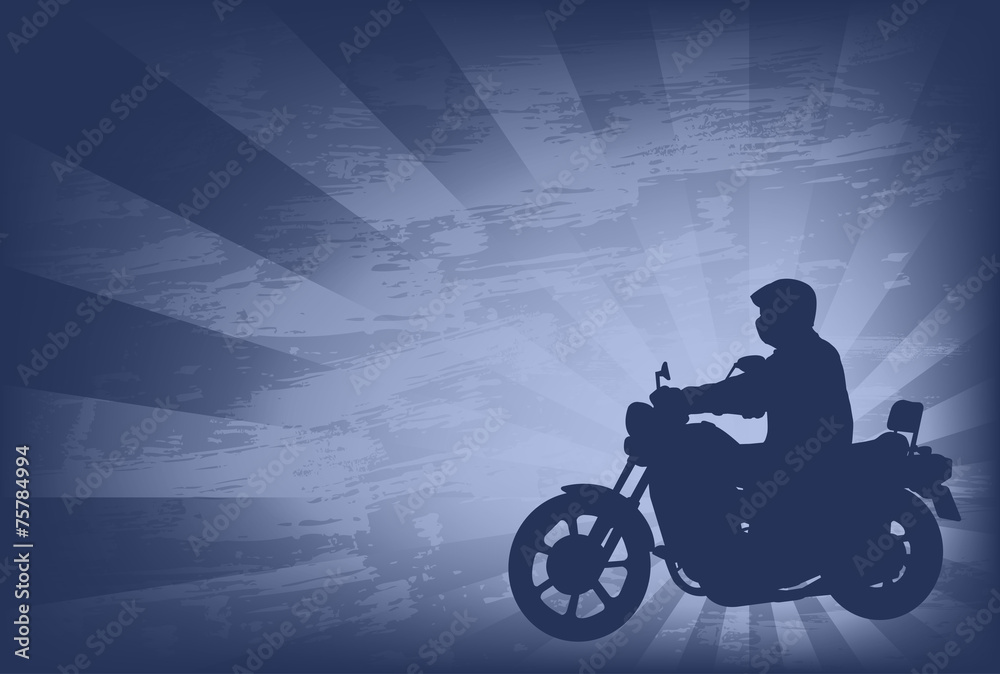 motorcyclist on the abstract background - vector motorcyclist on the abstract background - vector