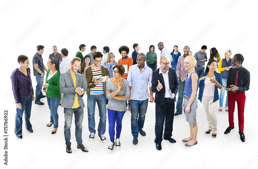 Fototapeta premium Community Casual People Communication Team Friendship Concept