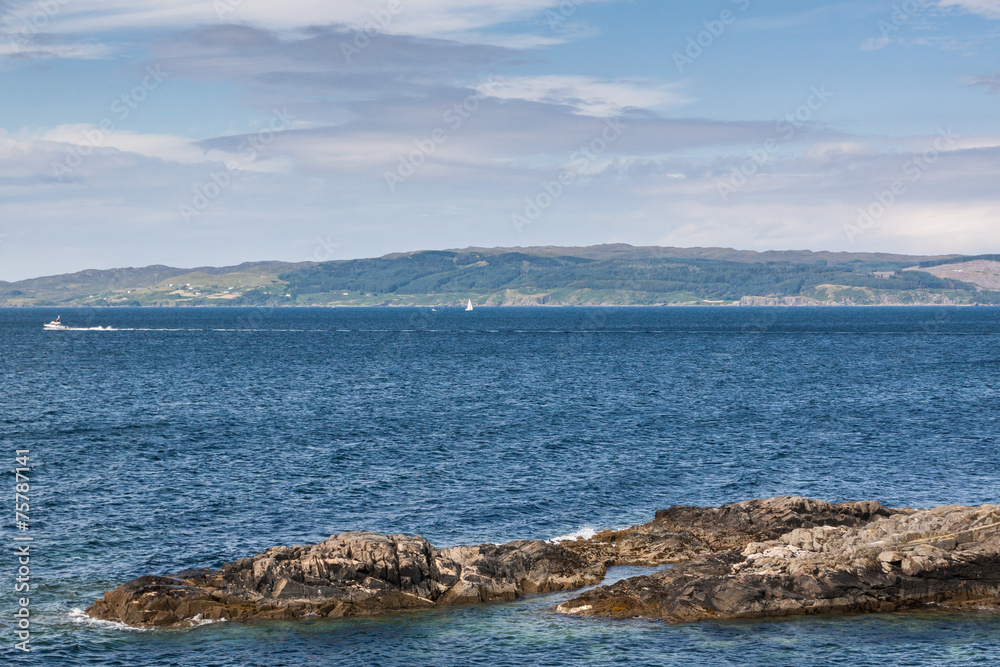 Highlands landscape in Scotland, UK.