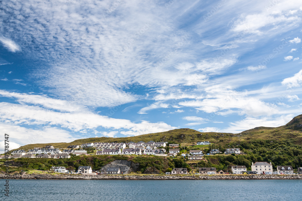 Naklejka premium View of Mallaig, a little port in Lochaber
