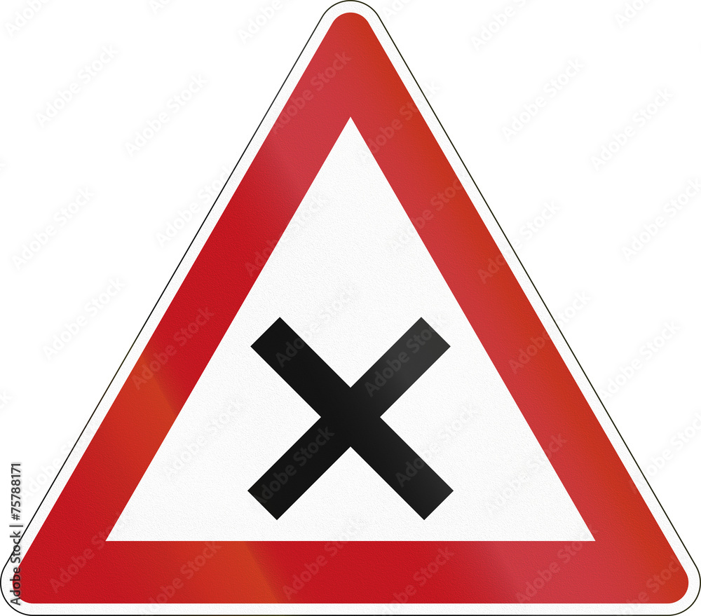 Obraz premium Highway Direction Sign 1938