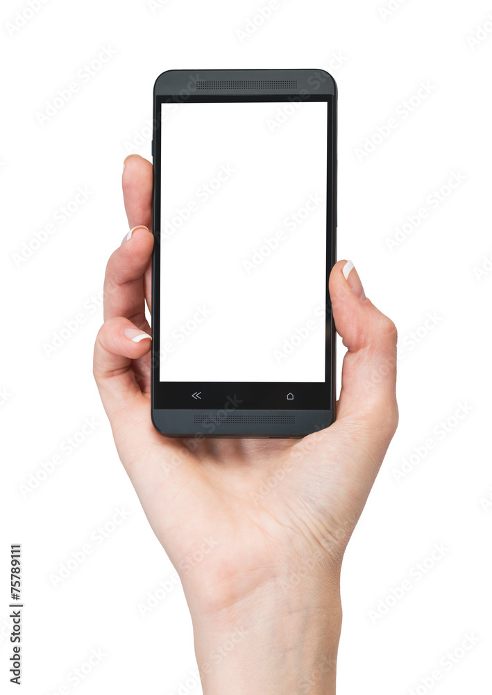 hand holding cellphone