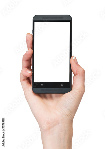 hand holding cellphone