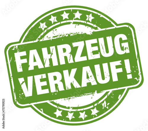 Fahrzeug Verkauf