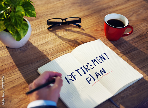 Businessman Retirement Plan Ideas Benefits Concept