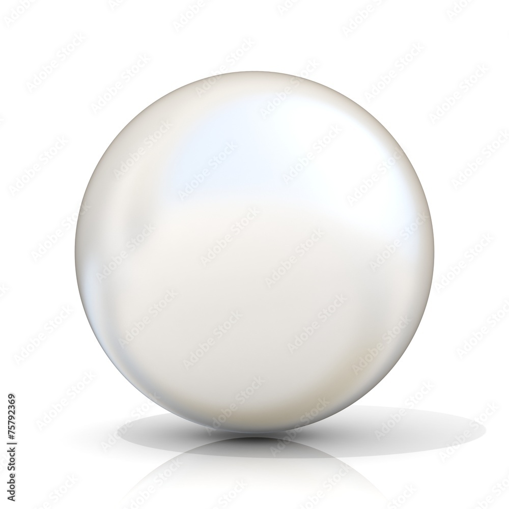 3D white sphere isolated on white background 3D white sphere isolated on white background