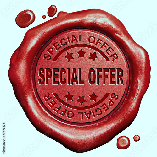 special offer stamp