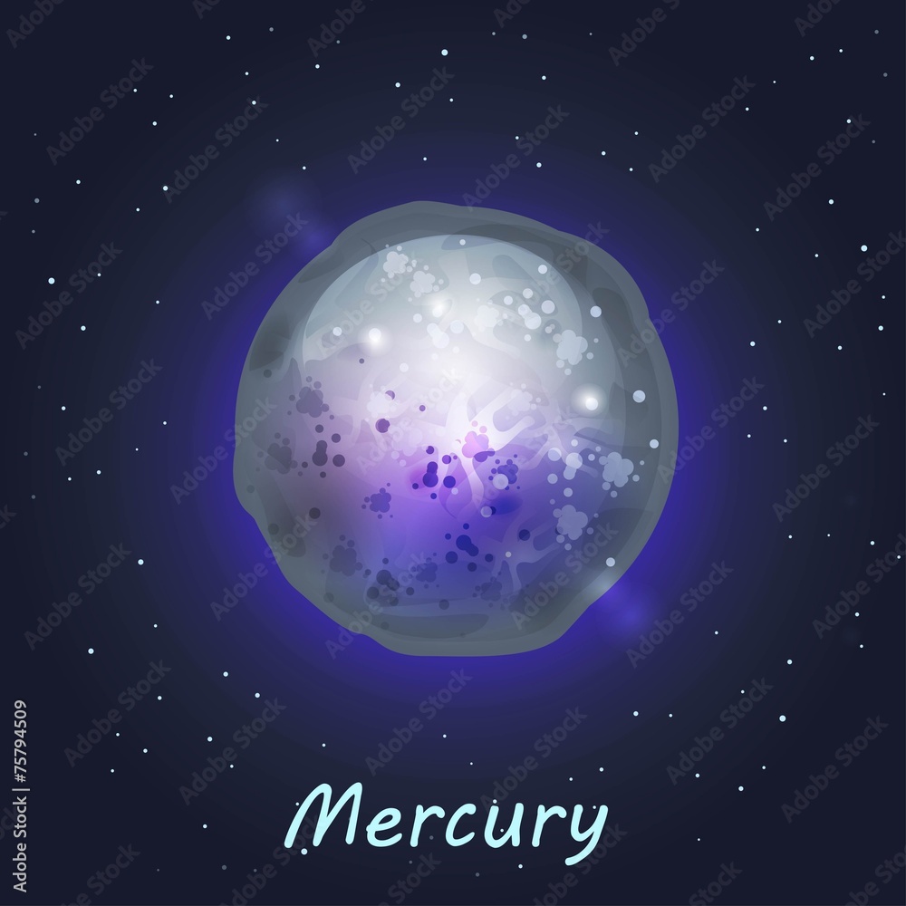 Fototapeta premium Mercury planet