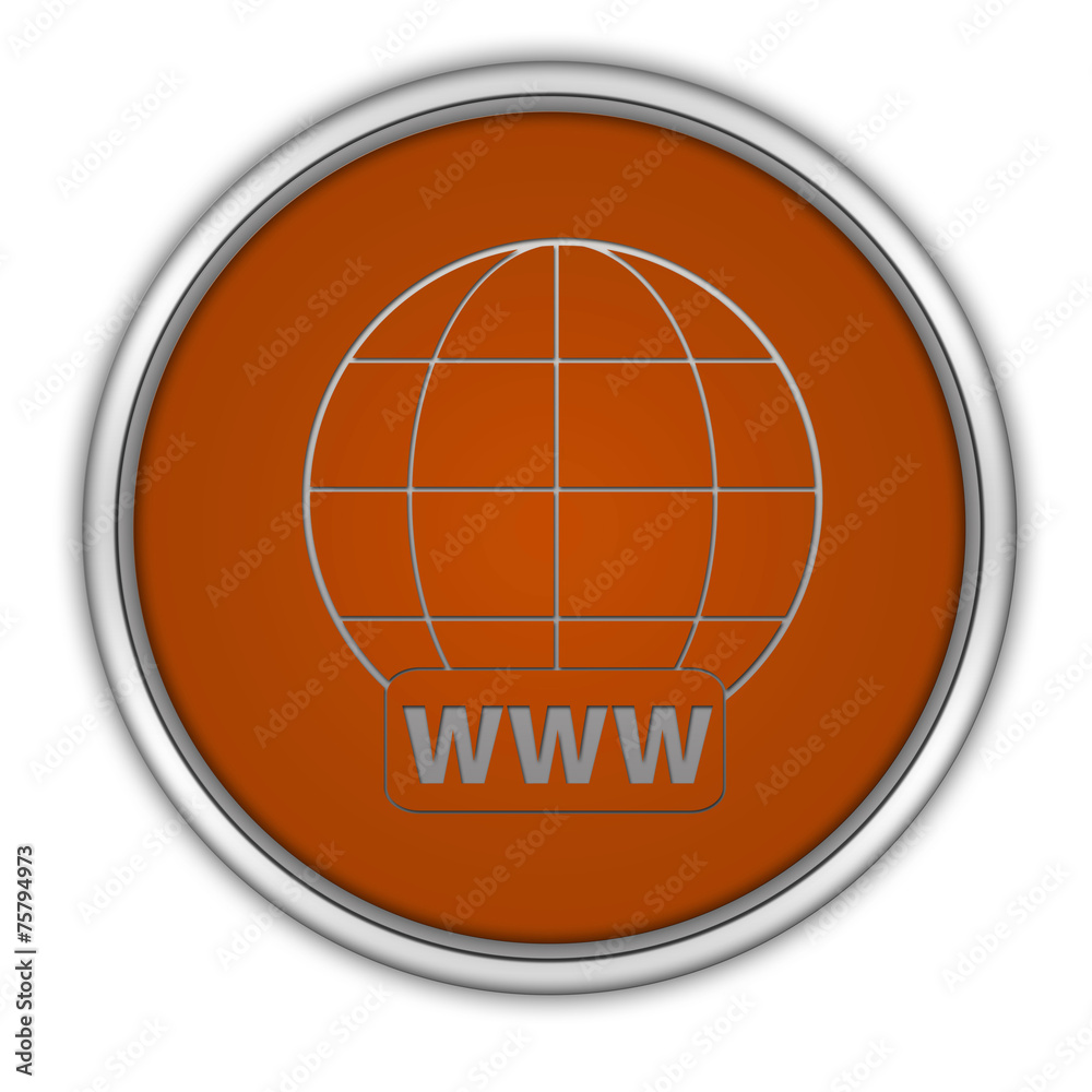 www circular icon on white background www circular icon on white background