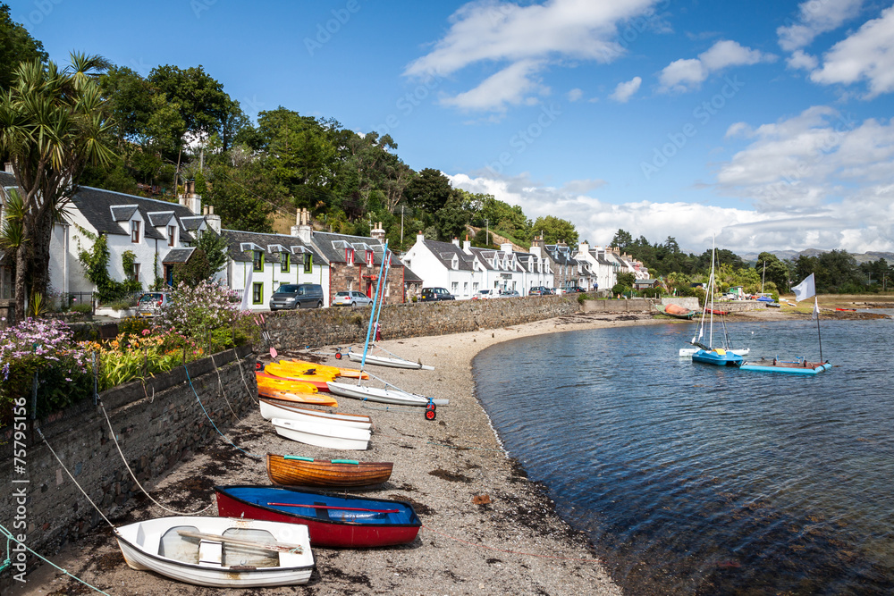 Obraz premium Plockton village in the Highlands, Scotland