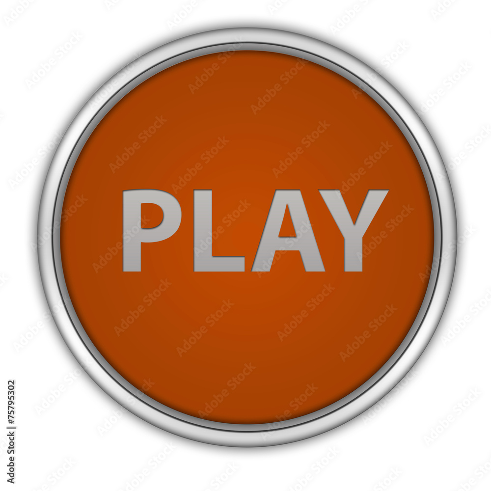 play circular icon on white background play circular icon on white background
