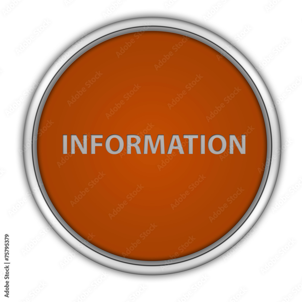 information circular icon on white background information circular icon on white background