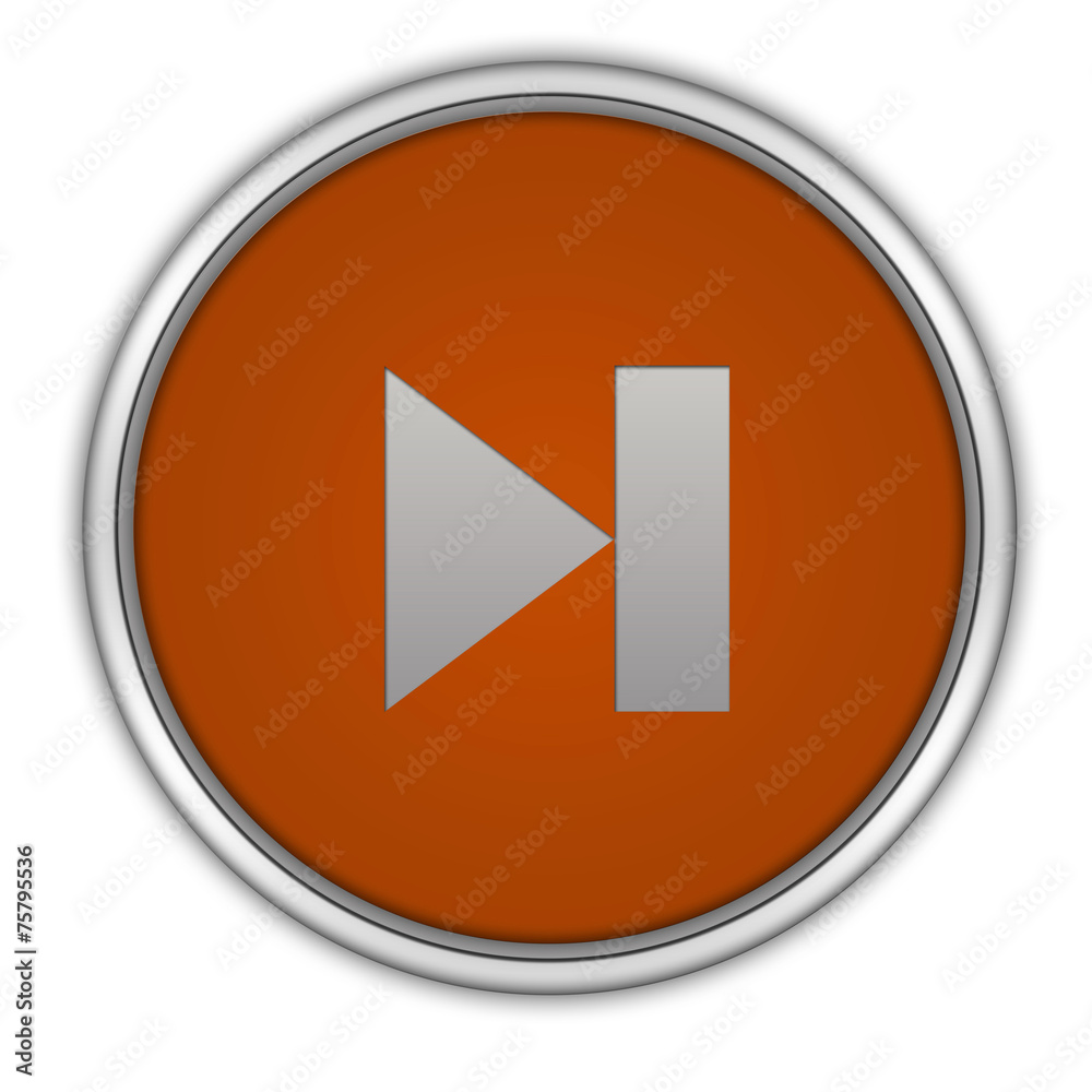 next circular icon on white background next circular icon on white background