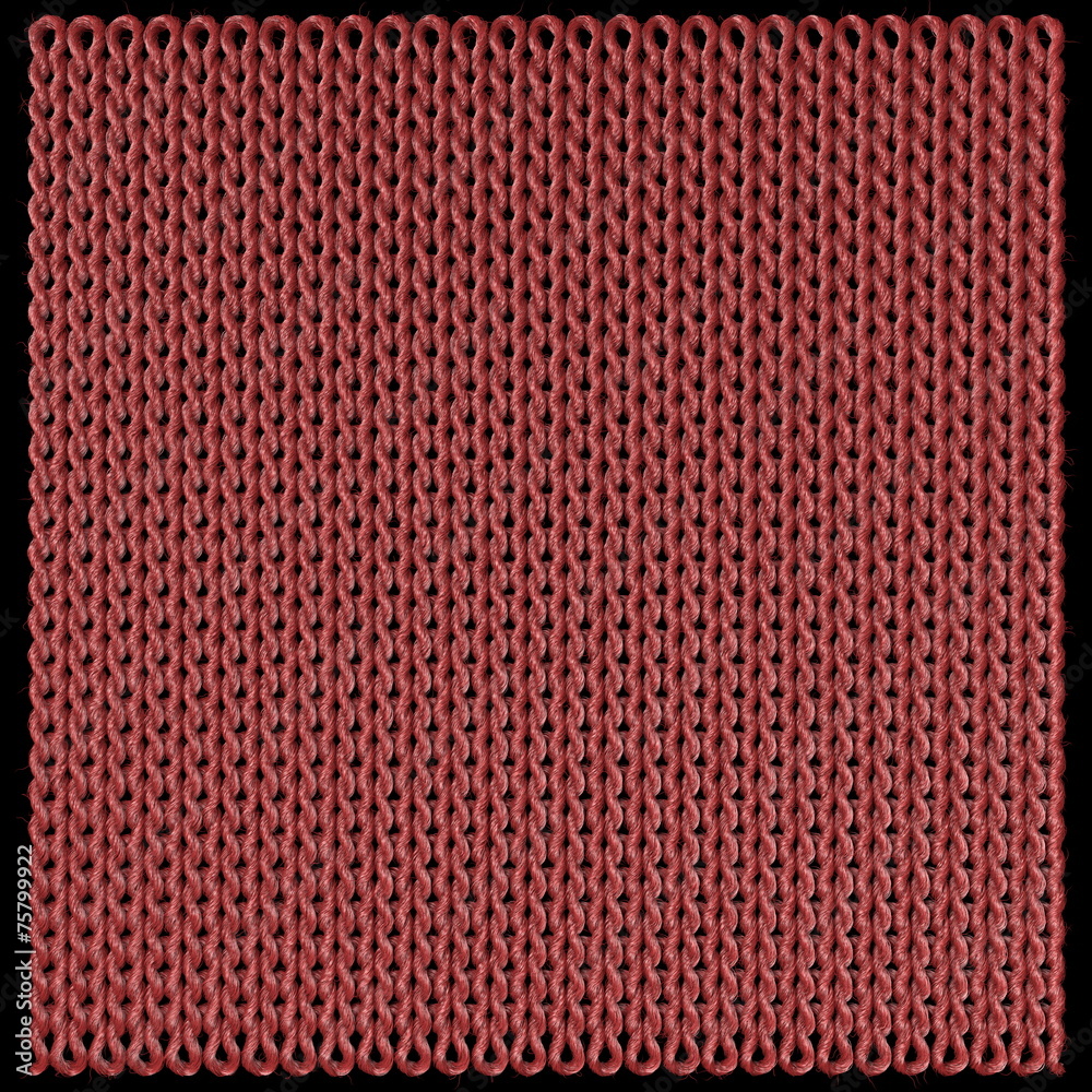 Knitted wool texture loops