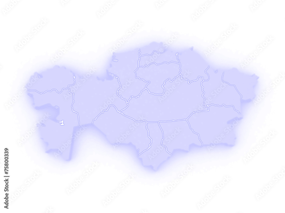 Map of Kazakhstan Map of Kazakhstan