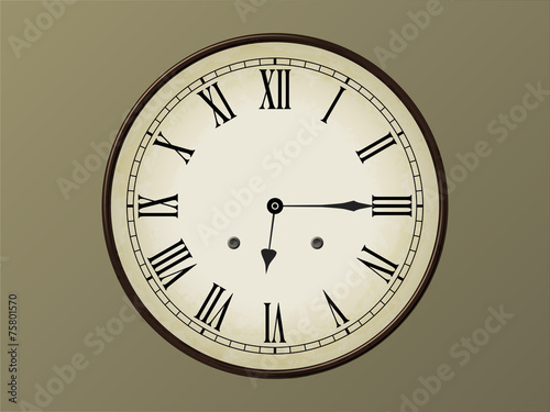 Horloge 6h15