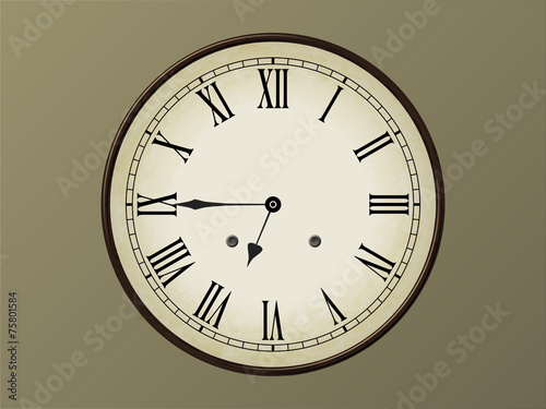 Horloge 6h45