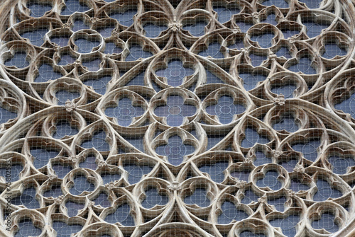 Photography Rose window on St. Stephens Cathedral in Vienna