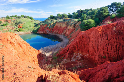 Obraz na płótnie Otranto Lago di Bauxite w salonie