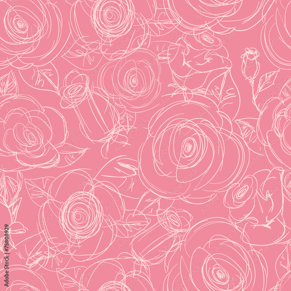 seamless roses pattern seamless roses pattern