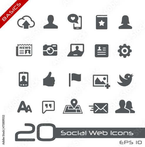 Social Web Icons -- Basics