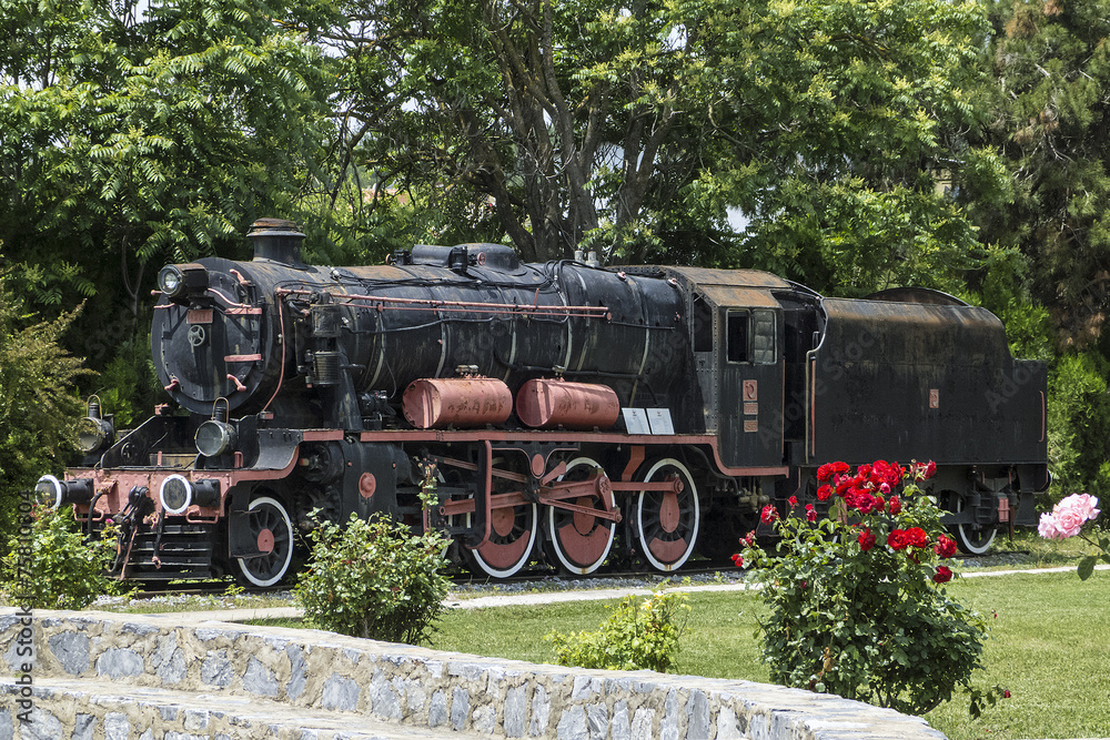 Ausgemusterte Dampflokomotive