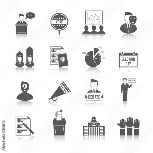 Election Icon Set