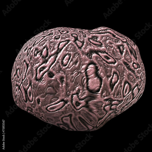 Brain isolated generated hires texture