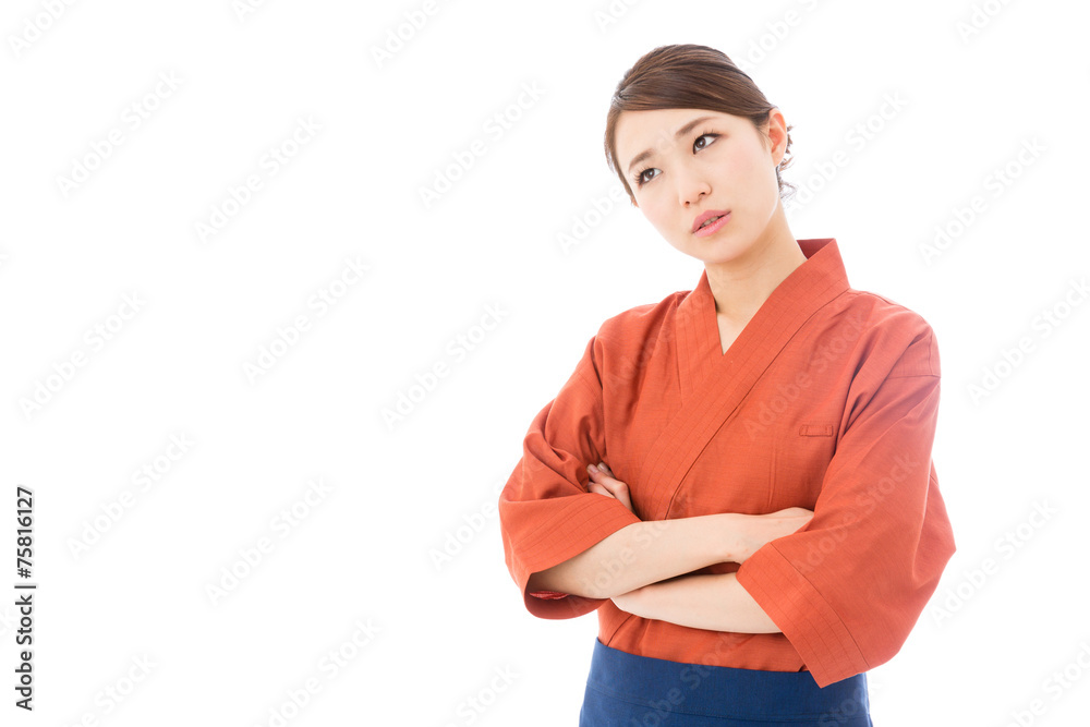 asian businesswoman on white background asian businesswoman on white background