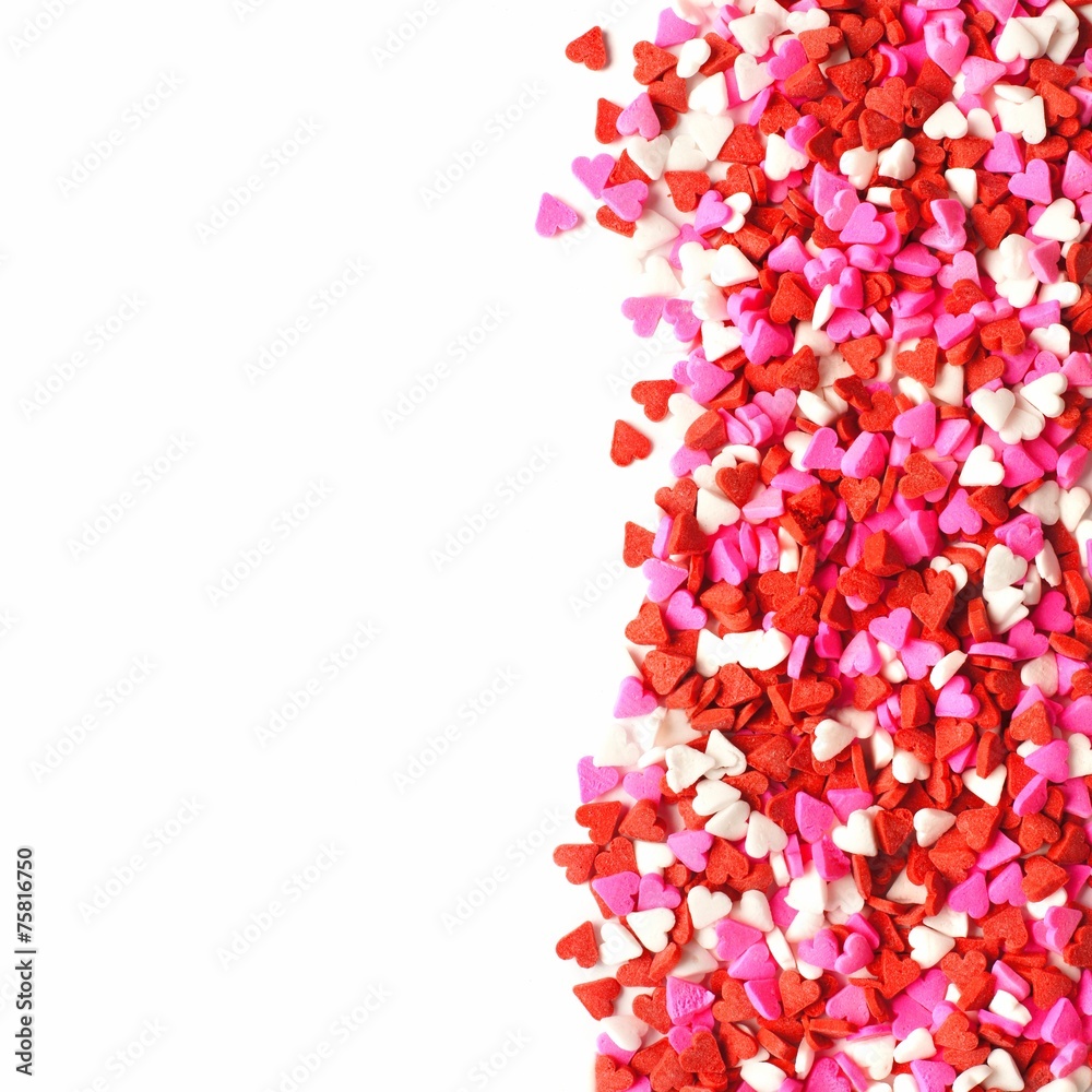valentine candy heart border