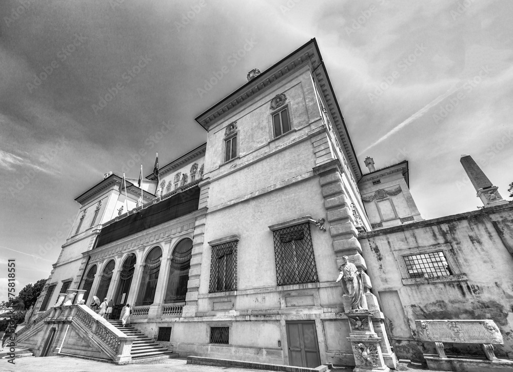Galleria Borghese in Villa Borghese city park, Rome