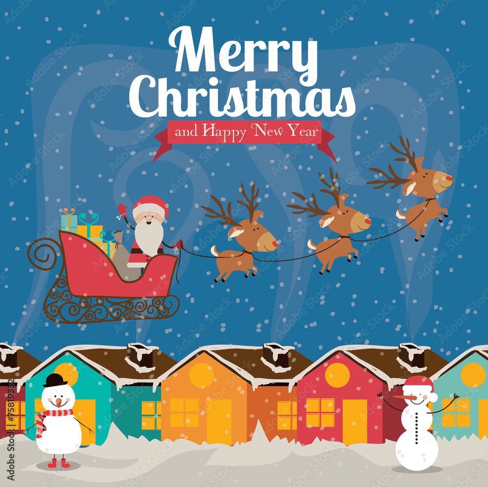 Christmas design, vector illustration. Christmas design, vector illustration.