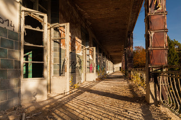 Wandcirkels Oud Ziekenhuis Beelitz Vergeten zaal Beelitz Heilstätten  © campixx
