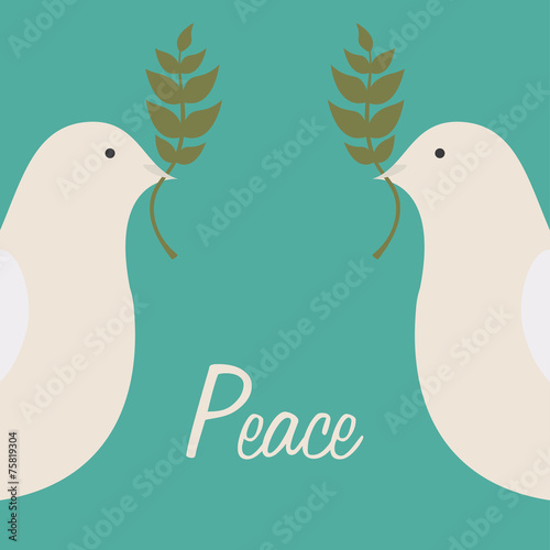 Peace design, vector illustration.