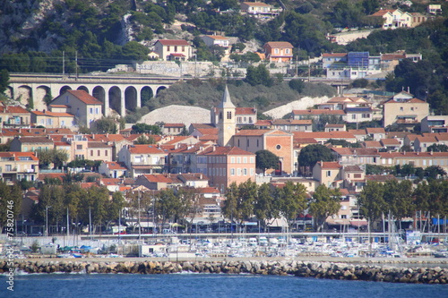 Tableau sur toile port de marseille