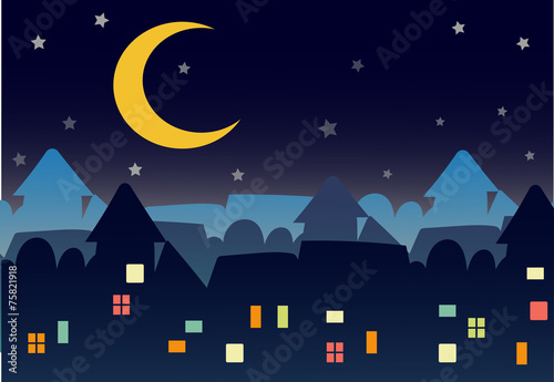 town night star