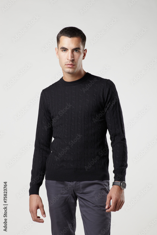 Fototapeta premium Male fashion in studio d