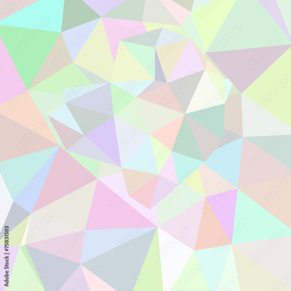 Obraz premium Abstract triangle background. Pink palette