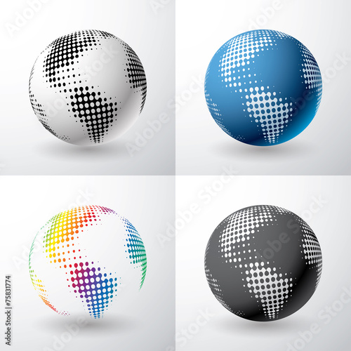 dotted world america