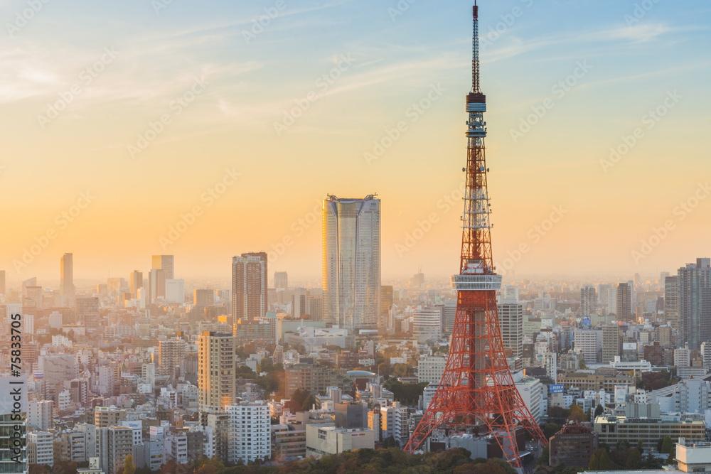 Obraz premium wieża Tokyo