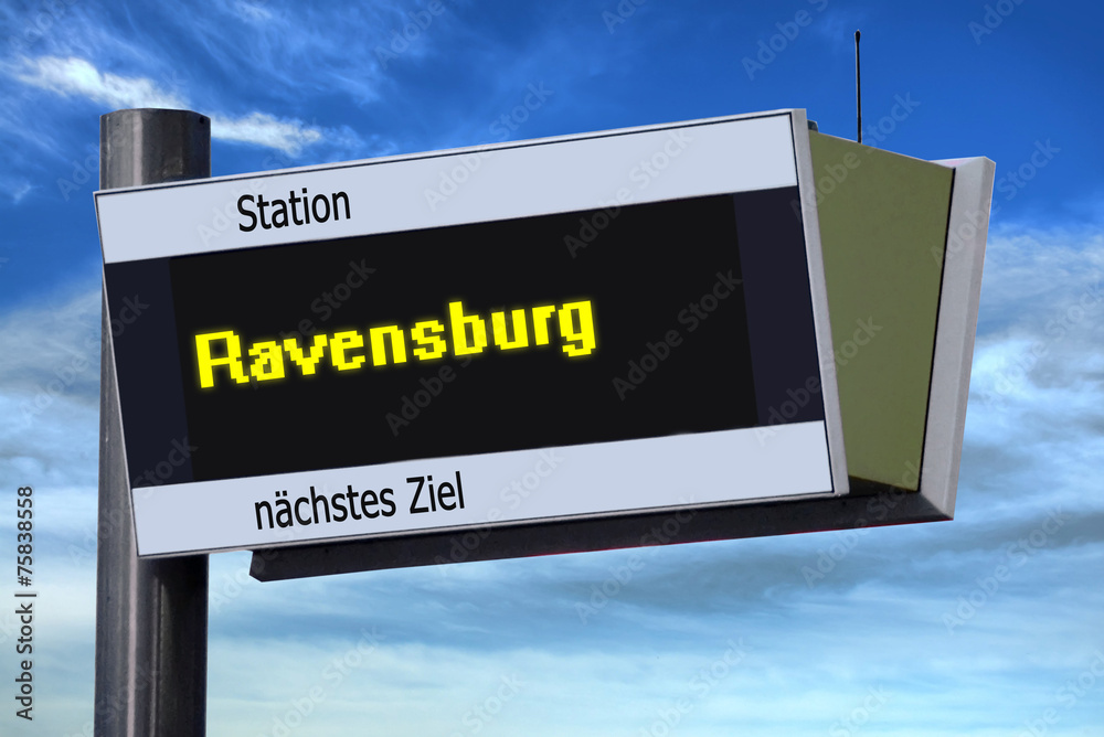 Anzeigetafel 6 - Ravensburg